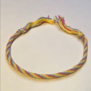 Woven bracelet, friendship bracelet, string